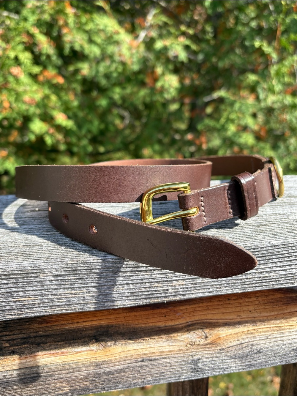 R.M. Williams Leather Hobble Belt – Size 40 / 102 – Made in Australia